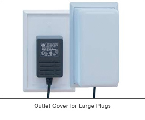 Outlet Cover for Large Plugs