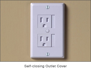 Self-Closing Outlet Cover