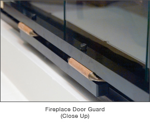Fireplace Door Guard - Close Up
