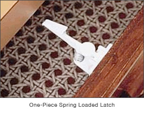 One-Piece Spring Loaded Latch