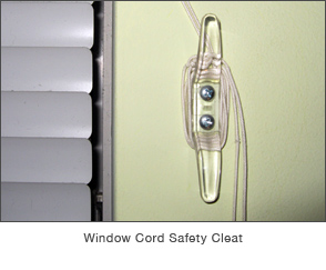 Window Cord Safety Cleat